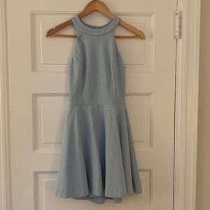 Lulu's Open Back Skater Dress